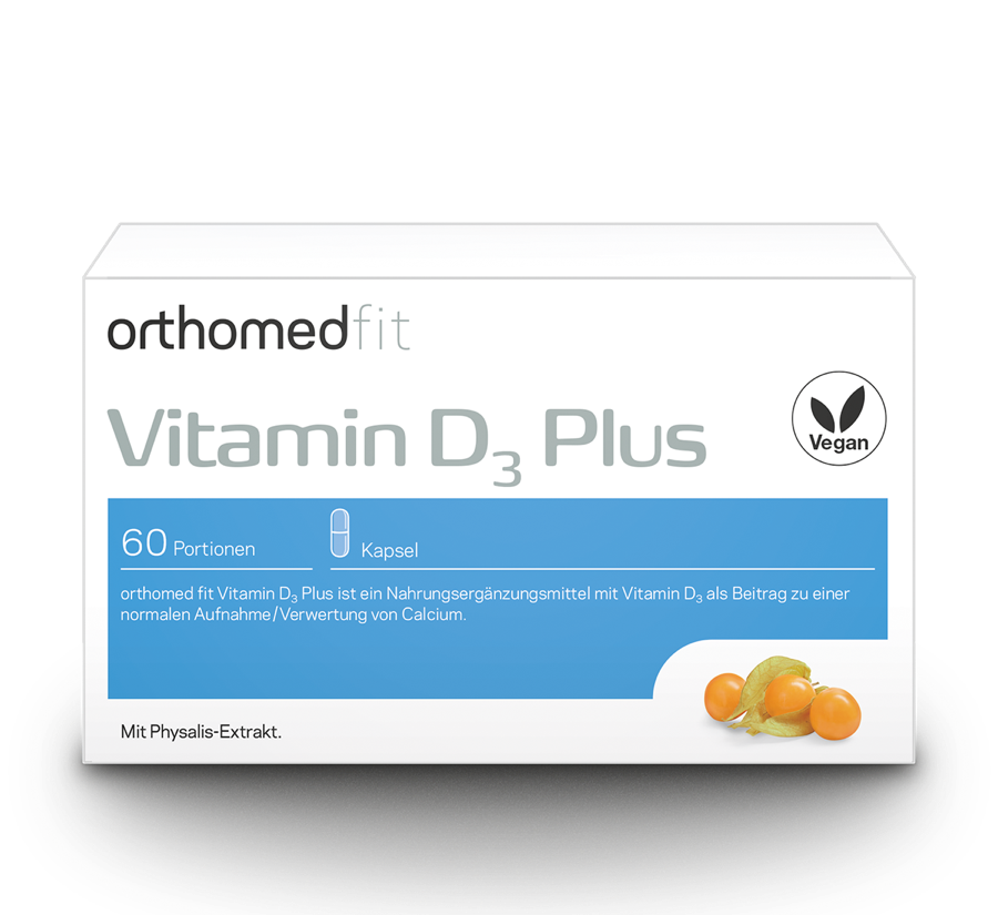 Orthomedfit Vitamin D3 Plus Kapseln Produktbild