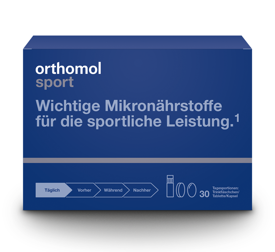 Orthomol Sport Trinkfläschchen + Tablette + Kapsel Produktbild