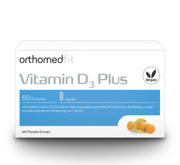 Orthomedfit Vitamin D3 Plus Kapseln Produktbild