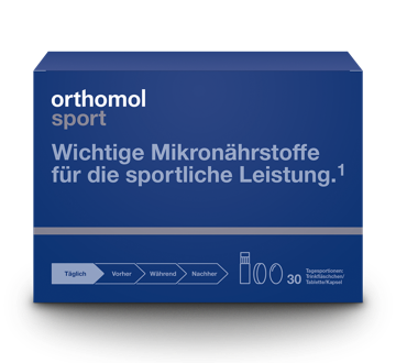 Orthomol Sport Trinkfläschchen + Tablette + Kapsel Produktbild